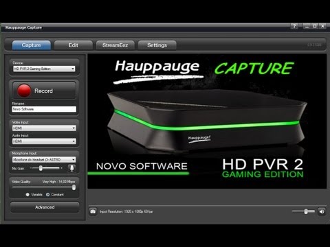 hd pvr 2 download software